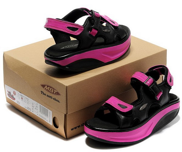 MBT Sandals Women Shoes Rose Red MBT Sandals Women Shoes Rose Red